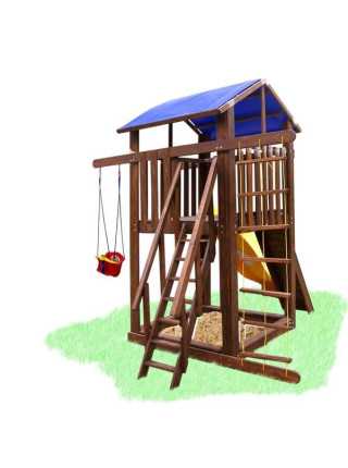 Дитячий майданчик дерев'яний для вулиці Іграйка №9